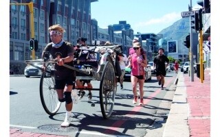 Japanese Man Completes 6000km Journey to Cape Town